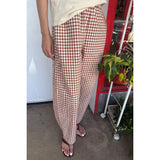 Le Bon Shoppe - Arc pants - Cinnamon gingham | Scout & Co