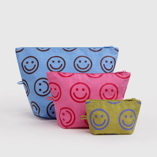 Baggu - Go Pouch set of 3 - Pop Happy Mix | Scout & Co