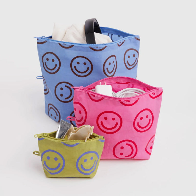 Baggu - Go Pouch set of 3 - Pop Happy Mix | Scout & Co