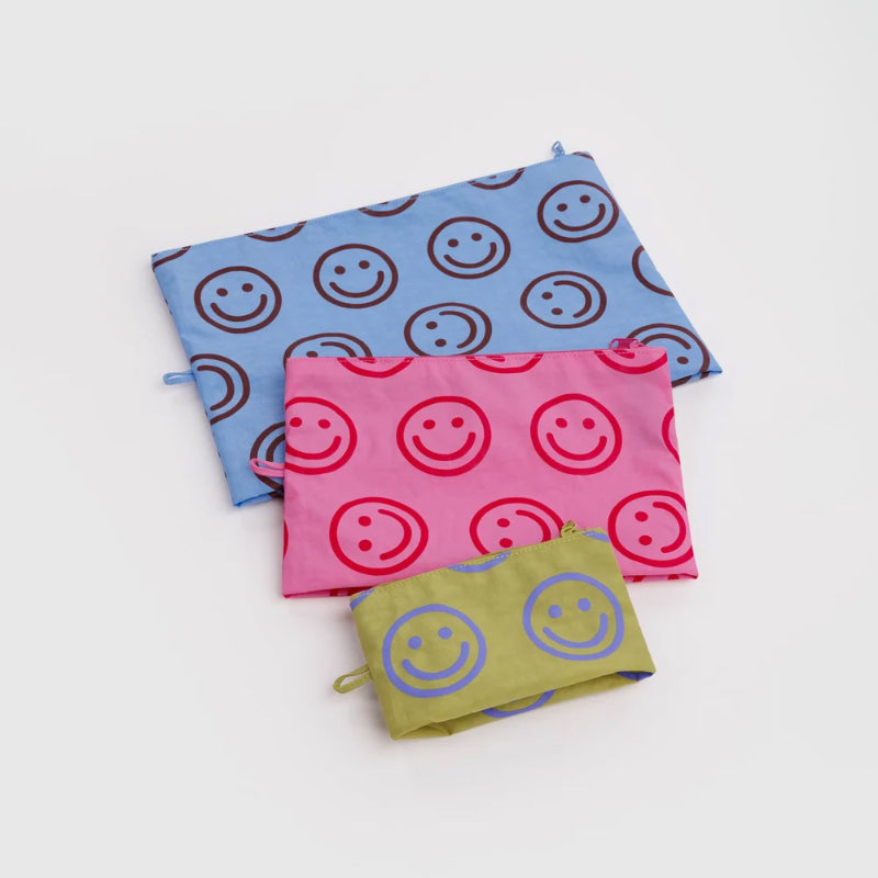 Baggu - Go Pouch set of 3 - Pop Happy Mix | Scout & Co