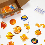 Haco - Orange stickers box