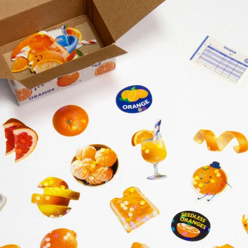 Haco - Orange stickers box