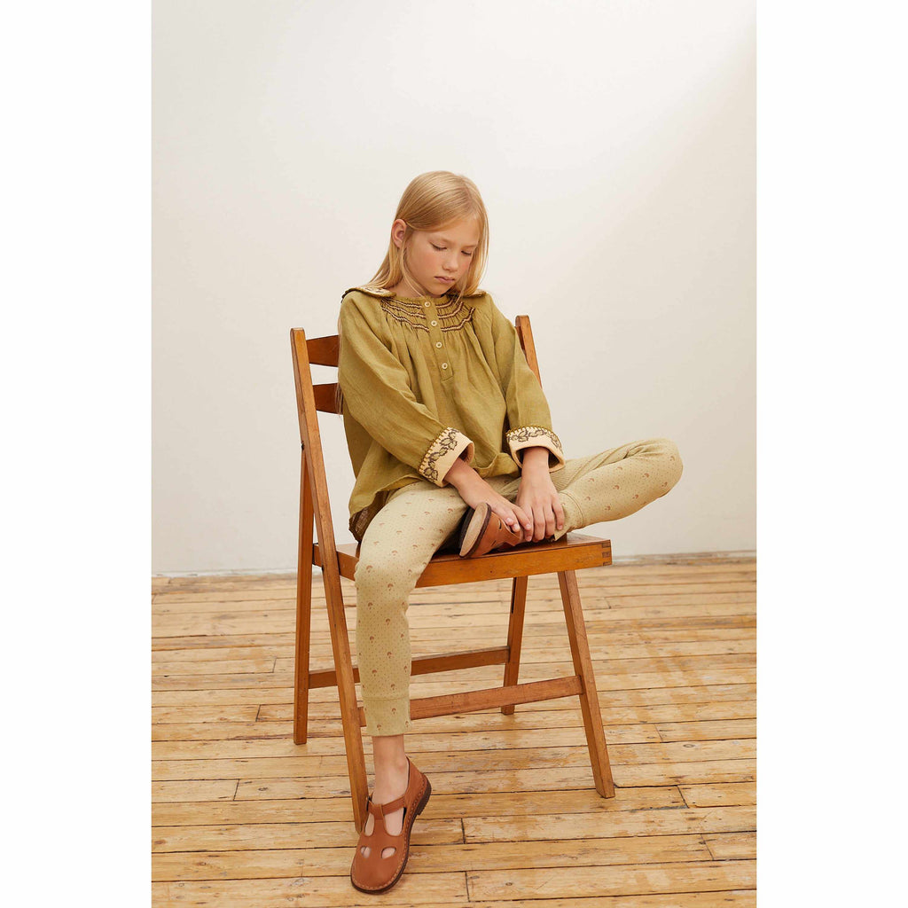 Apolina - Hazel smock blouse - Lichen | Scout & Co