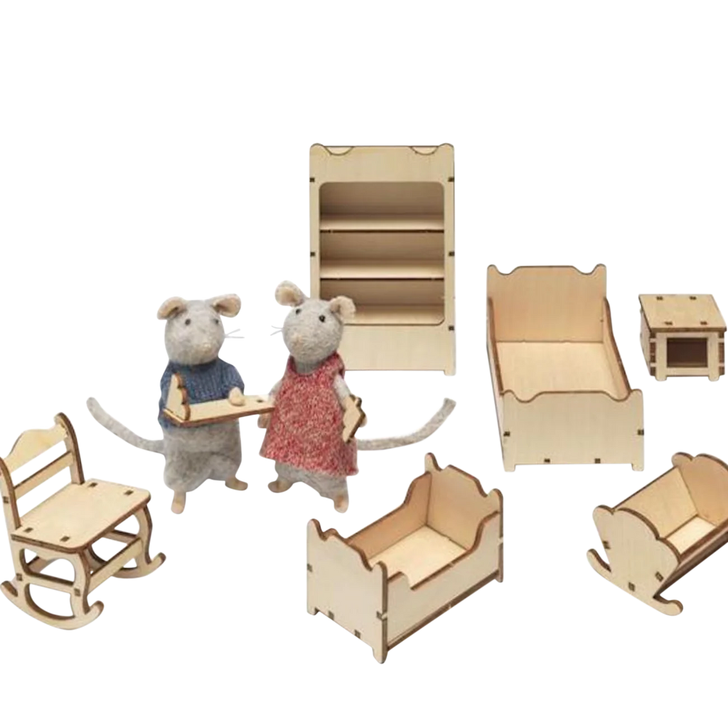 Sam & Julia: The Mouse Mansion - Furniture Kit - Kids' Bedroom | Scout & Co