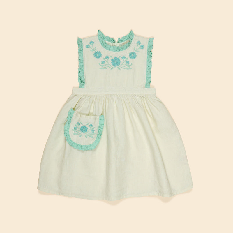 Apolina - Ida dress - Mint cream / Seaglass | Scout & Co