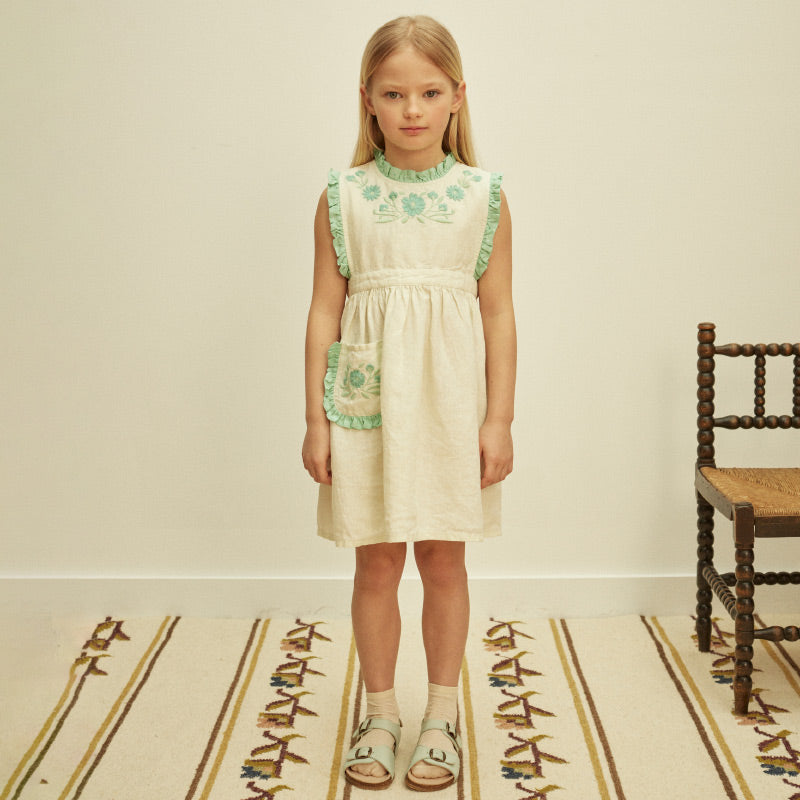 Apolina - Ida dress - Mint cream / Seaglass | Scout & Co