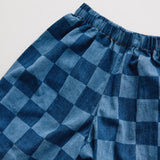 Claude & Co - Murphy checkerboard balloon denim trousers