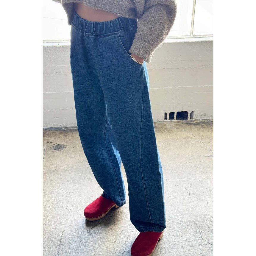 Le Bon Shoppe - Long Arc pants - Blue Denim | Scout & Co