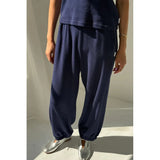 Le Bon Shoppe - Pointelle Balloon pants - Navy | Scout & Co
