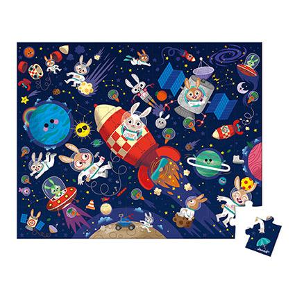 Janod - Rocket 54-piece jigsaw puzzle | Scout & Co