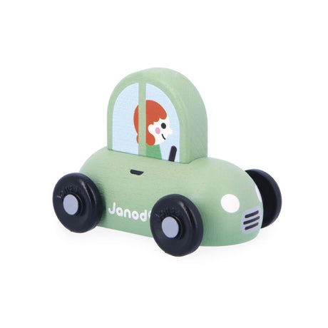 Janod - Cross Roads - City - Green hatchback car | Scout & Co