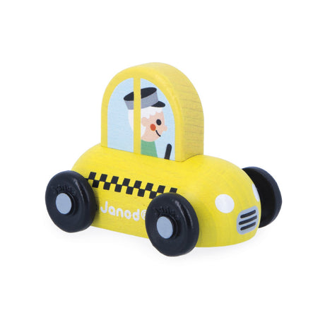 Janod - Cross Roads - City wooden car - Taxi | Scout & Co