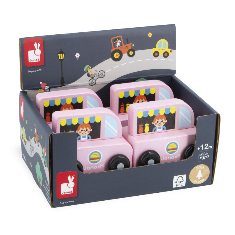 Janod - Cross Roads - City wooden car - Food Truck | Scout & Co