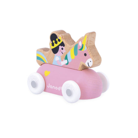 Janod - Cross Roads - Enchanted Kingdom - Princess car wooden toy | Scout & Co