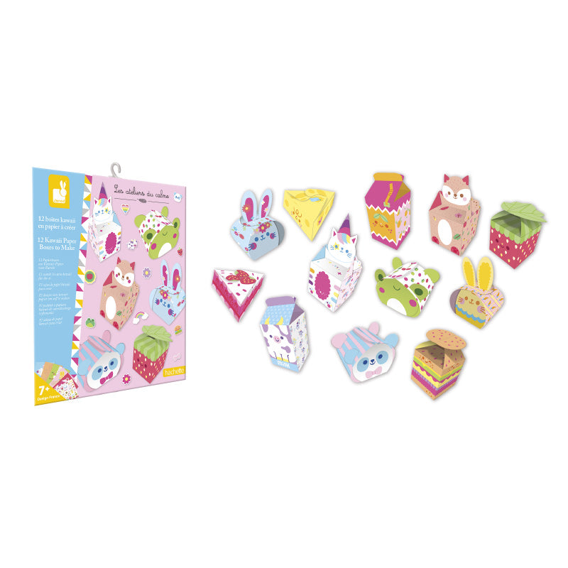 Janod - 12 kawaii paper boxes to make | Scout & Co