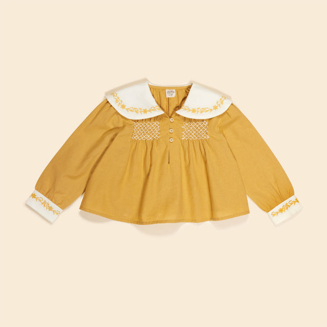 Apolina - June blouse - Honey | Scout & Co