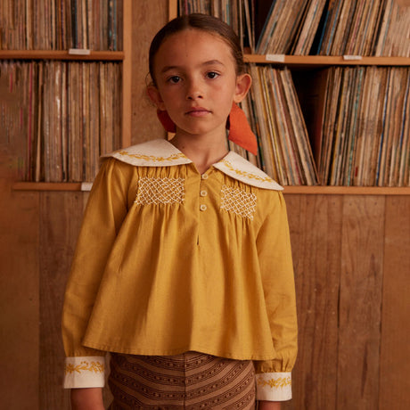 Apolina - June blouse - Honey | Scout & Co