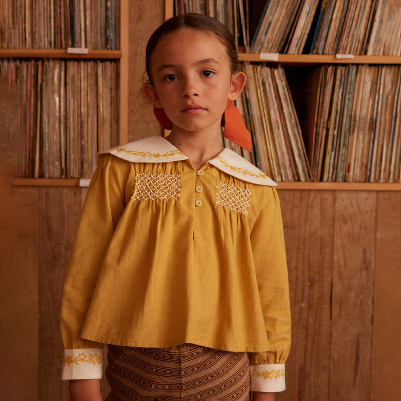 Apolina - June blouse - Honey | Scout & Co