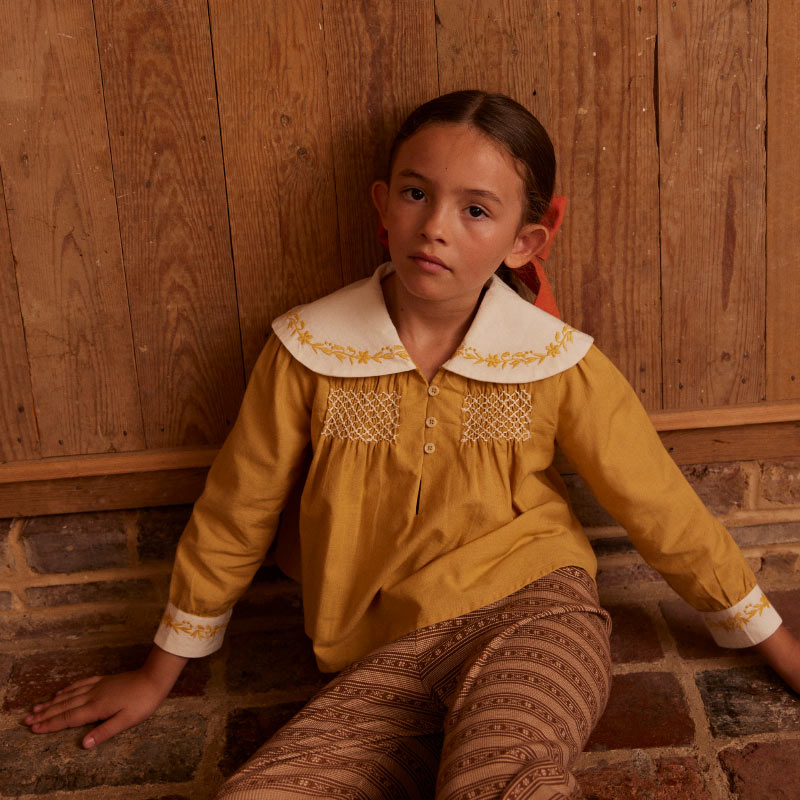 Apolina - June blouse - Honey | Scout & Co