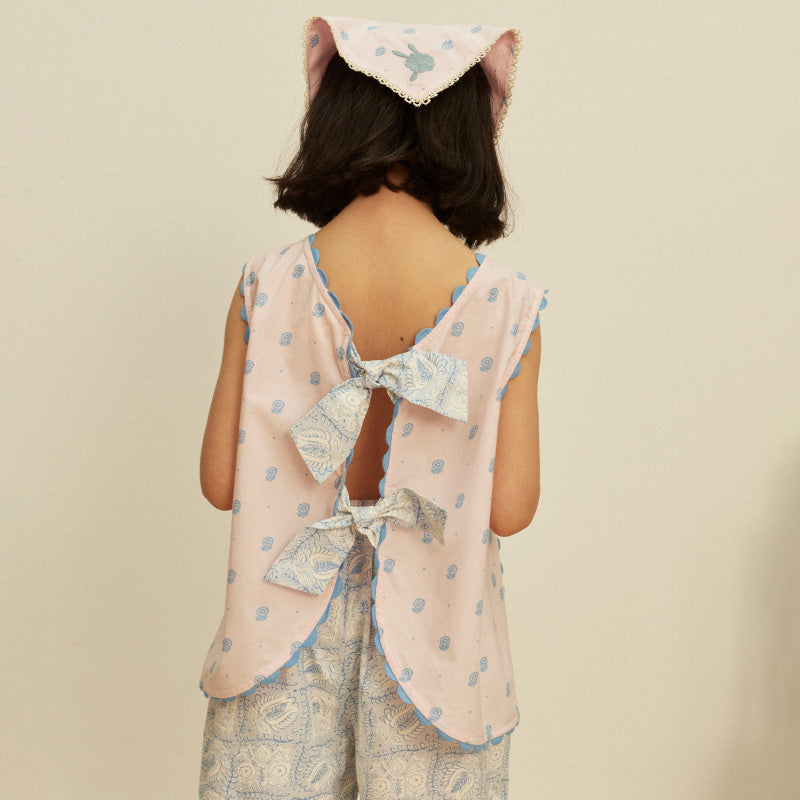 Apolina - Juni top and shorts set - Studio Calico Pink / Floral | Scout & Co
