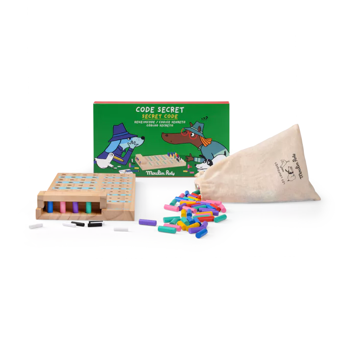 Moulin Roty - Secret Code wooden game | Scout & Co