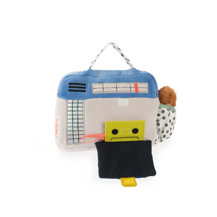 Moulin Roty - Puce & Pilou radio cassette musical baby toy | Scout & Co