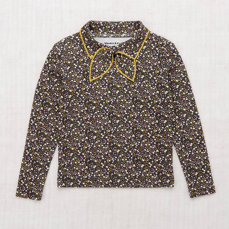 Misha & Puff - Junior Scout top - Carbon Periwinkle Mini Floral | Scout & Co