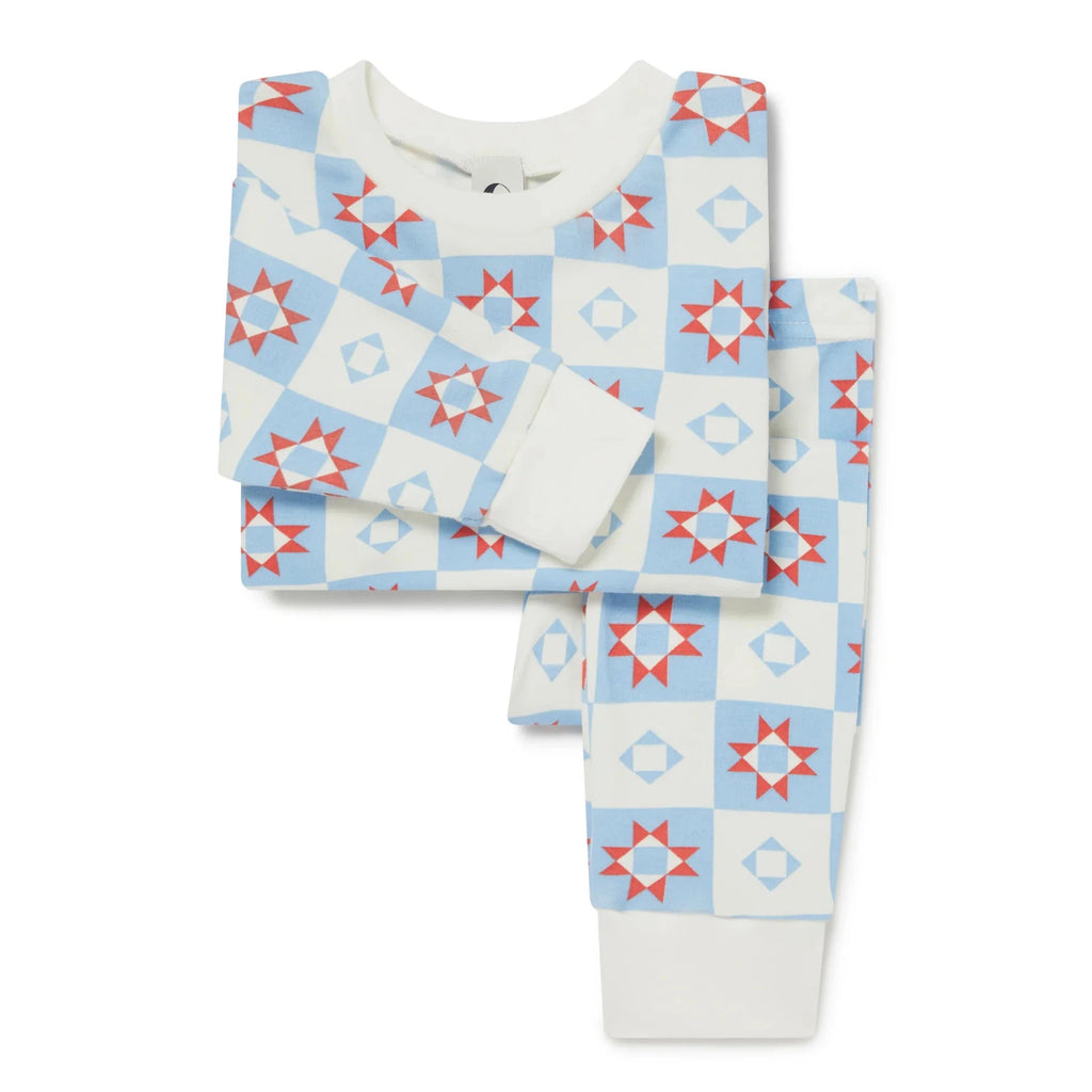 Sleepy Doe - Patchwork Star kids classic pyjamas | Scout & Co