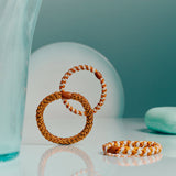 Kknekki - Hair band - Burned terracotta glitter | Scout & Co