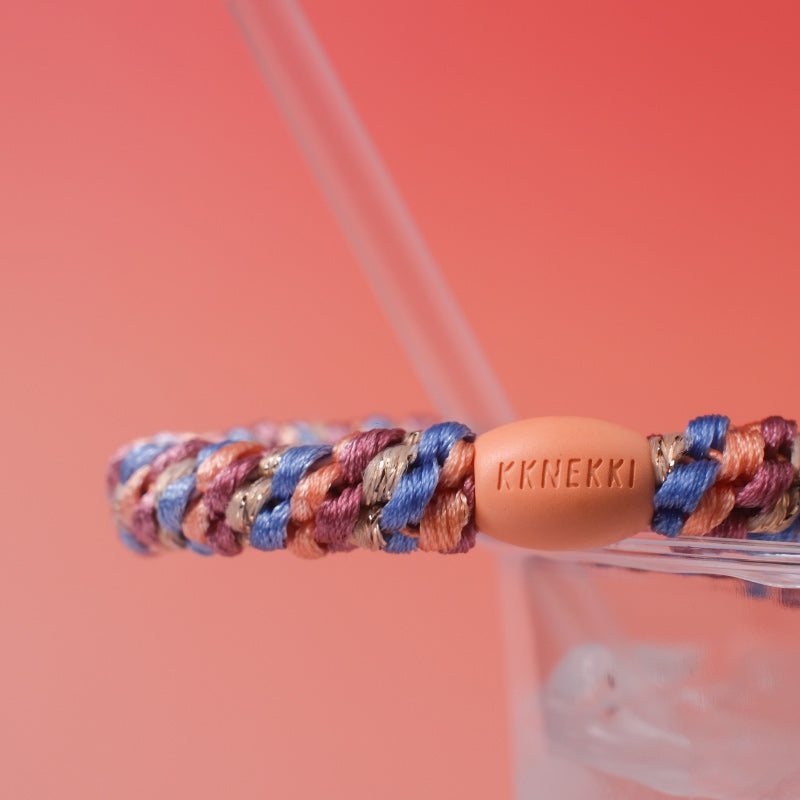 Kknekki - Hair band - Mix peach blue glitter | Scout & Co