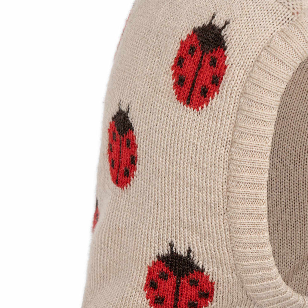 Konges Sløjd - Belou knit balaclava hat - Ladybug | Scout & Co