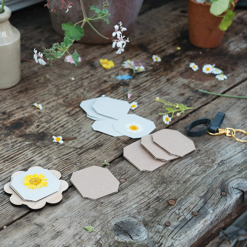 Studio Wald - Keyring Flower Press - Pink #2