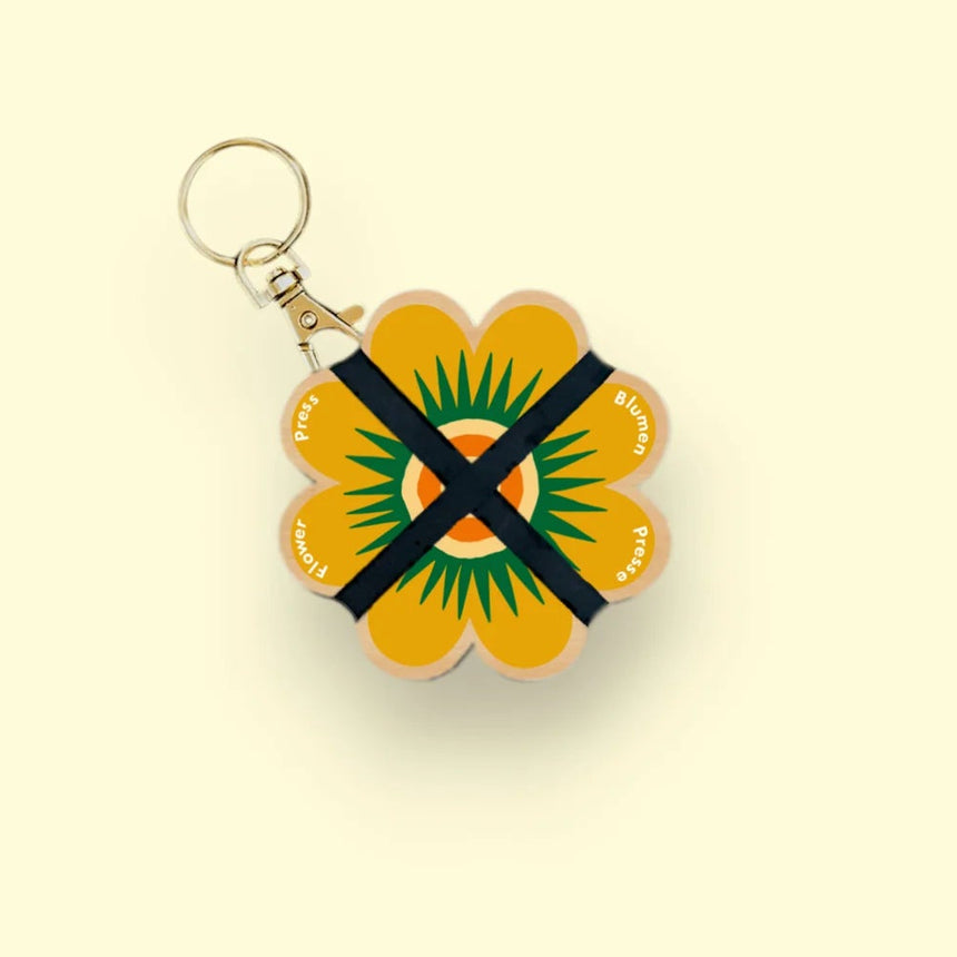 Studio Wald - Keyring Flower Press - Yellow #2