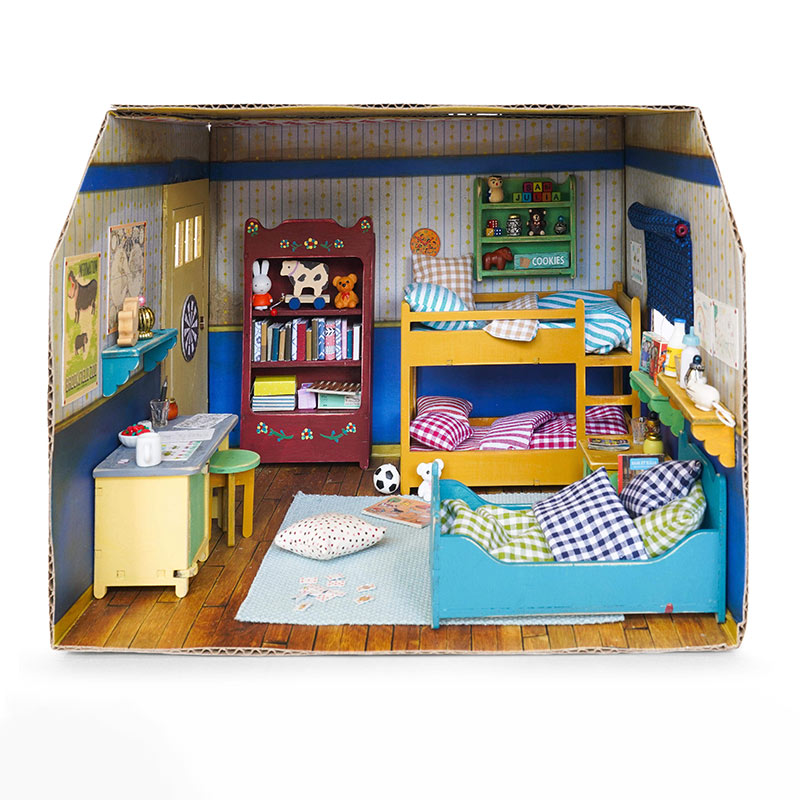 Sam & Julia: The Mouse Mansion - Cardboard room - Kids' bedroom | Scout & Co