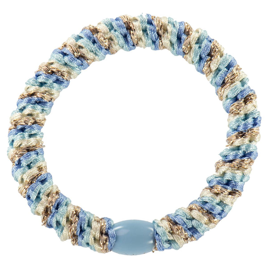 Kknekki - Hair band - Light Blue Gold Mix | Scout & Co