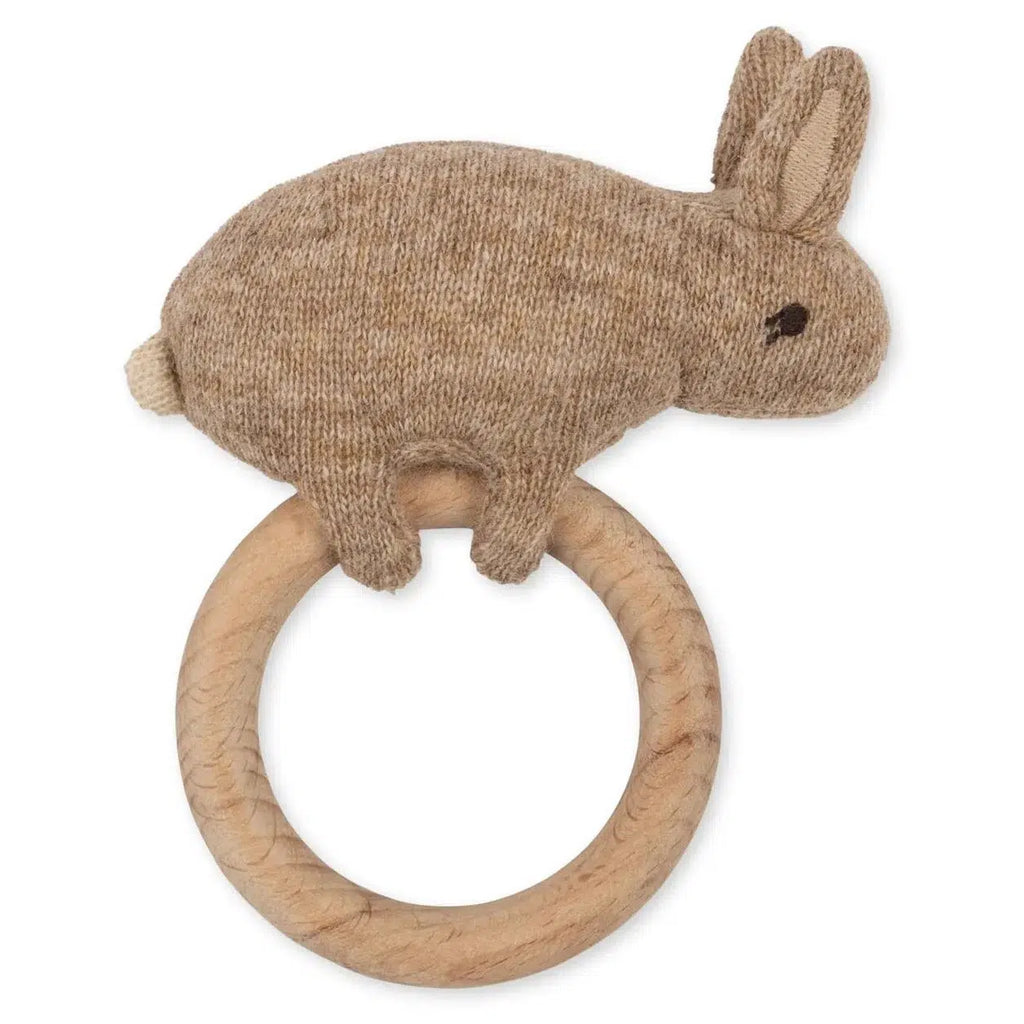Konges Sløjd - Activity ring baby toy - Bunny | Scout & Co
