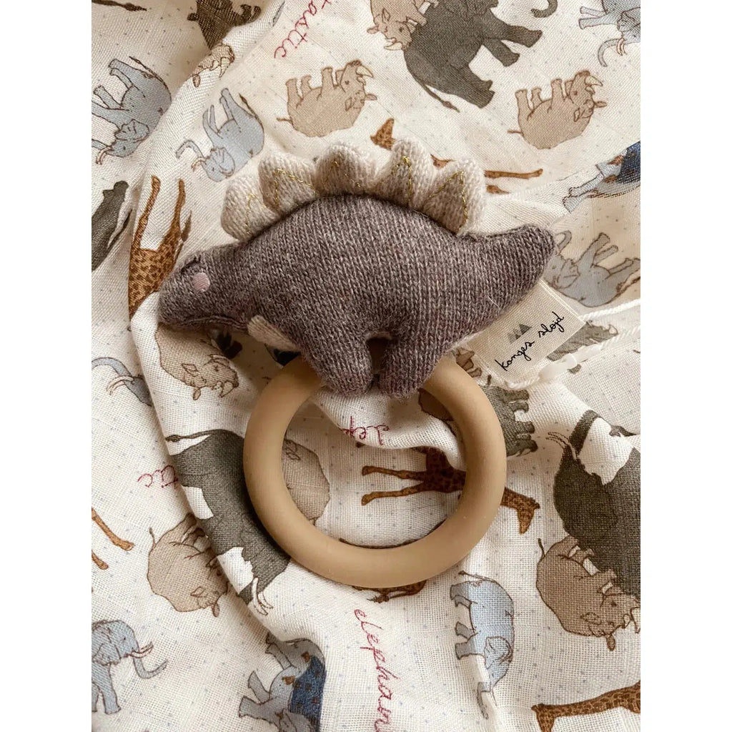 Konges Sløjd - Activity ring baby toy - Dinosaur | Scout & Co