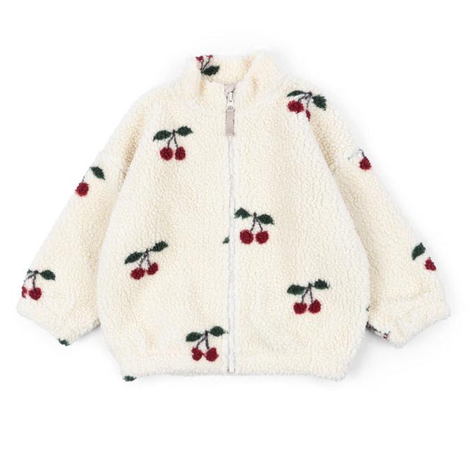 Konges Sløjd - Jody teddy jacket - Cherry | Scout & Co