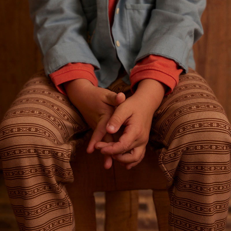 Apolina - Lana straight jersey leggings - Kanna Stripe | Scout & Co