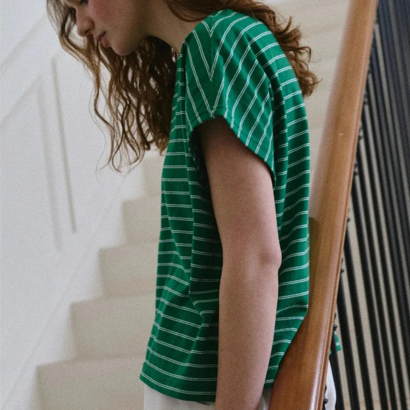 Le Bon Shoppe - Cherie tee - Green stripe | Scout & Co