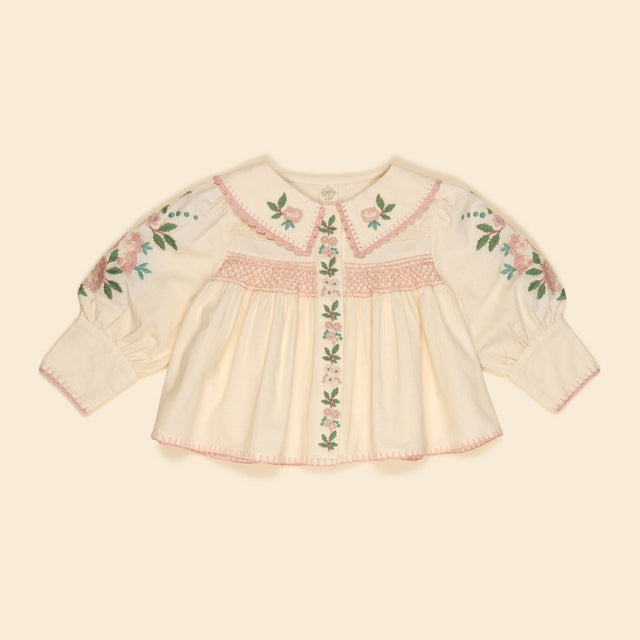 Apolina - Lora blouse - Milk Cream | Scout & Co