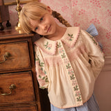 Apolina - Lora blouse - Milk Cream | Scout & Co