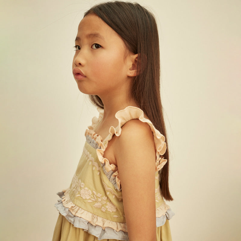 Apolina - Lucinda sundress - Cloud | Scout & Co
