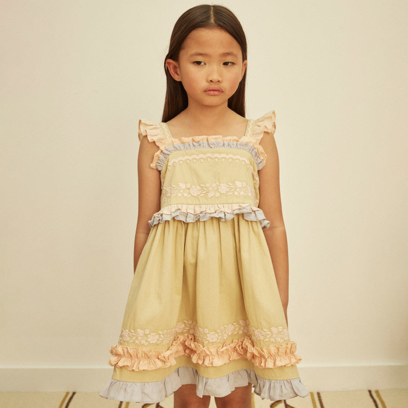 Apolina - Lucinda sundress - Cloud | Scout & Co