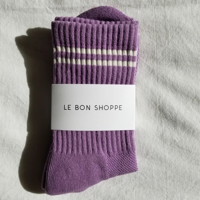 Le Bon Shoppe - Boyfriend socks - Grape | Scout & Co