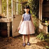 Apolina - Lola dress - Wallflower / Azul | Scout & Co