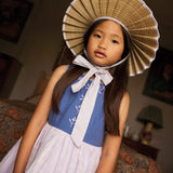 Apolina - Lola dress - Wallflower / Azul | Scout & Co
