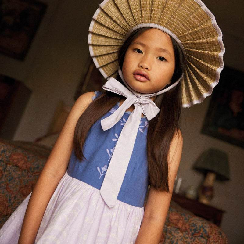 Apolina - Lola dress - Wallflower / Azul | Scout & Co