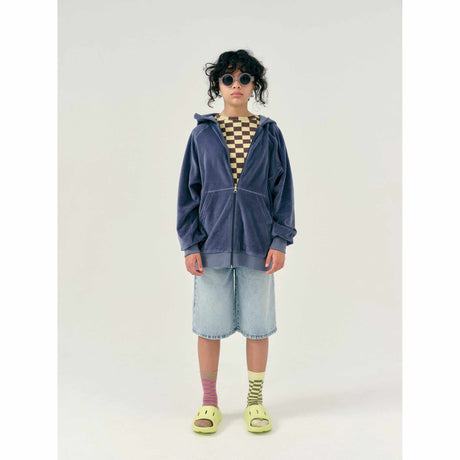 Main Story - Night Shadow velour zipped hoodie | Scout & Co