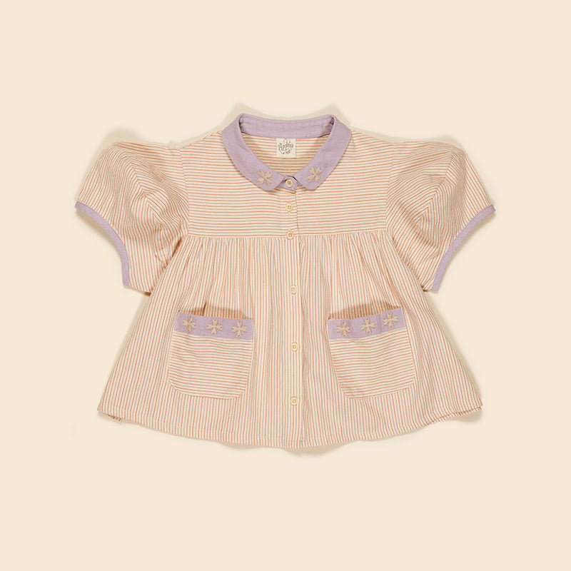 Apolina - Mabel blouse - Cazan Stripe | Scout & Co